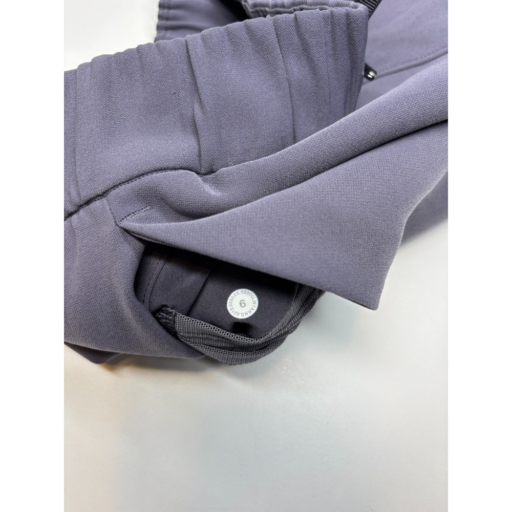 Lululemon Shorts Womens 6 Purple One the Fly Pull On Drawstring Active - Picture 3 of 7